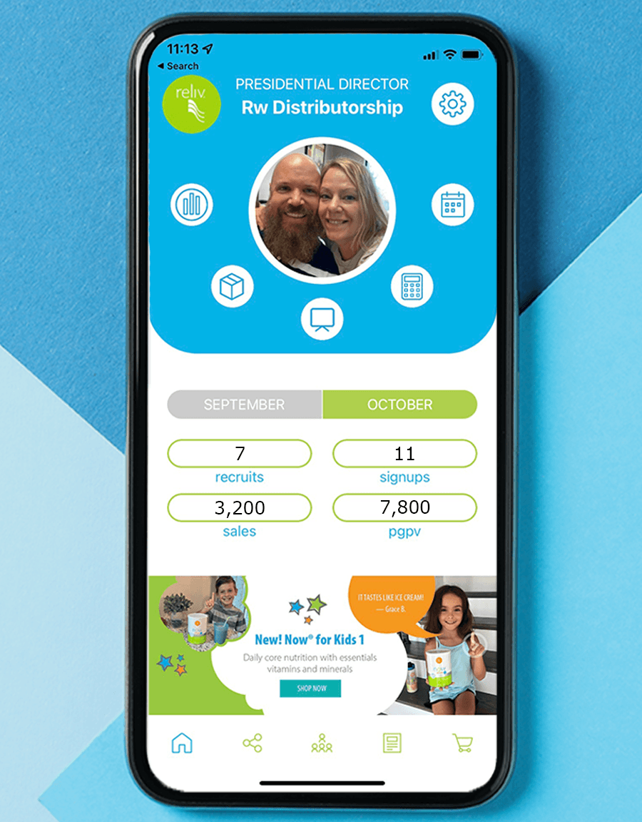 Reliv mobile app