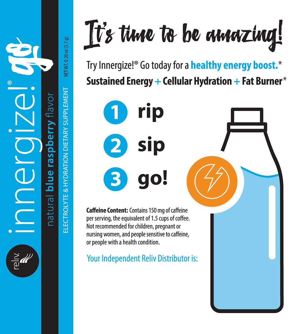 Innergize! Go sample card